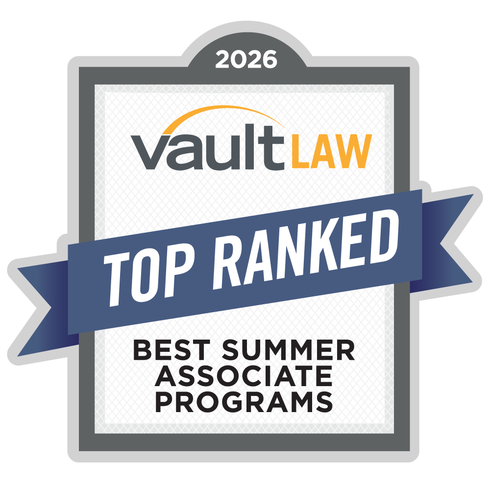 Vault Summer Associate Ranking Logo