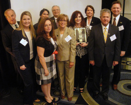 Gunster wins 2013 "Healthiest Employer" in the 100-499 employees category at the South Florida Business Journal event June 6, 2013.