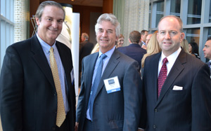 L to R: Judge Angel A. Cortinas, Gunster shareholder William K. Hill, and Gunster chairman of the board George S. LeMieux.