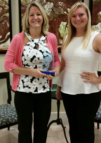 Gunster receives its 2014 'Healthiest Companies' award at its Jacksonville offices