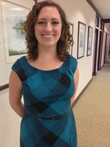 Third-year FSU law school student Lauren Reynolds, recipient of Gunster's Environmental Law Scholarship and Clerkship, in the firm's Tallahassee office on September 6, 2013.