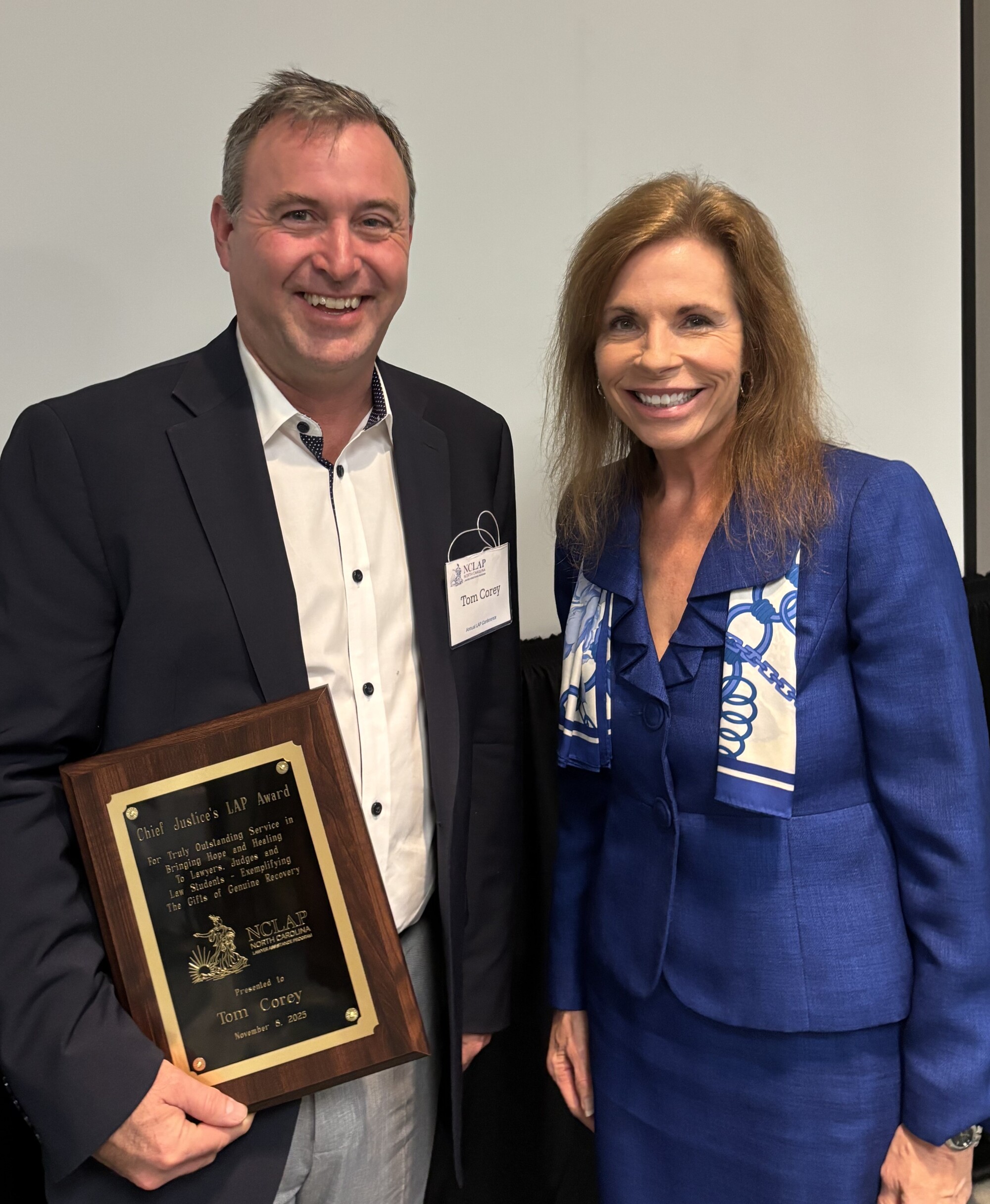 Gunster's Tom Corey with LAP Award