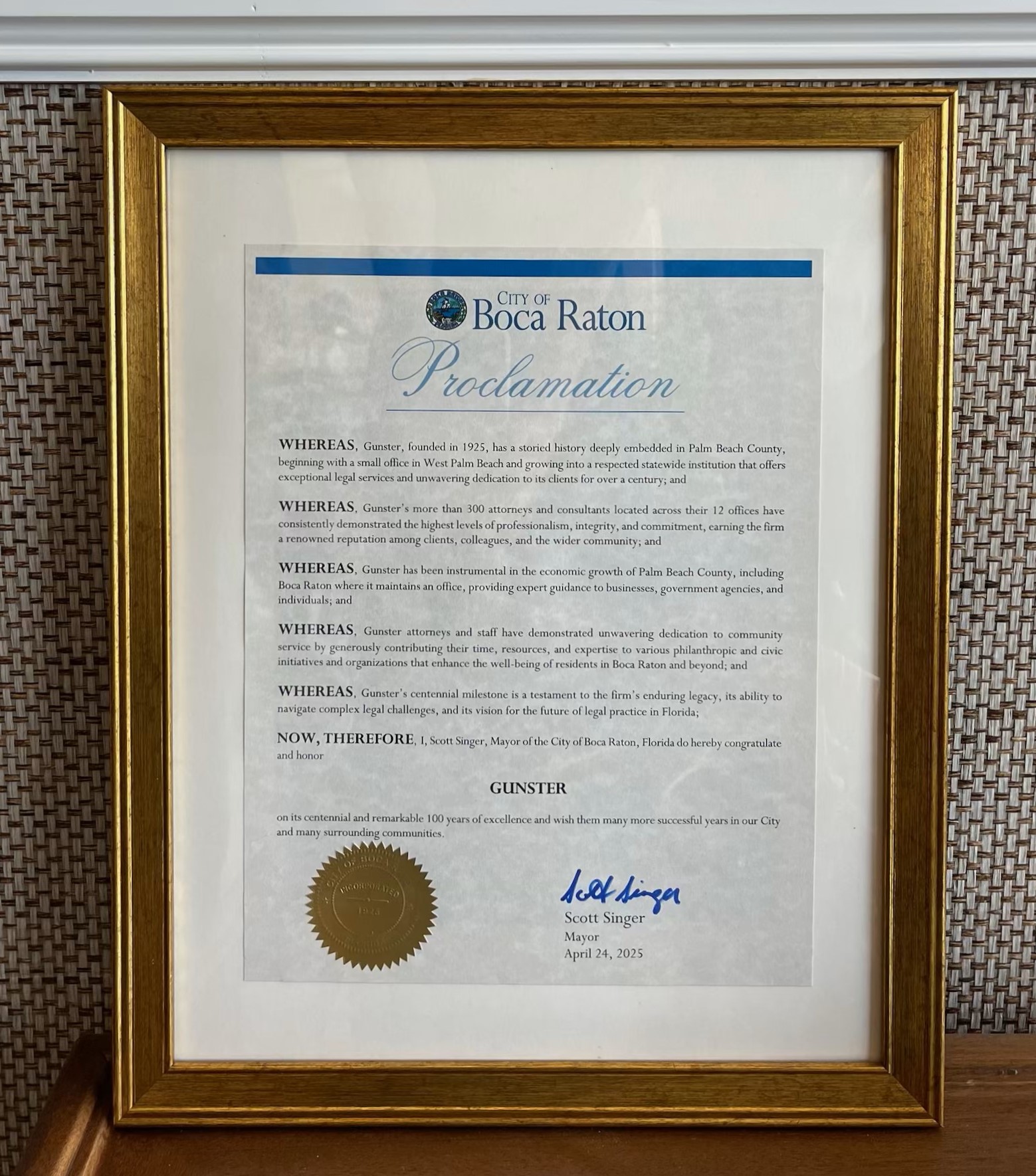 Boca Proclamation