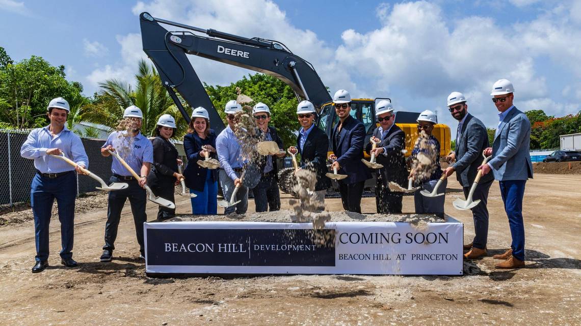 Team Breaks Ground on Beacon Hill - Courtsey of Miami Herald