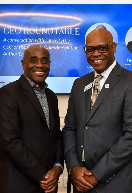 Derek Bruce and Lance Lyttle at CEO Roundtable 2025