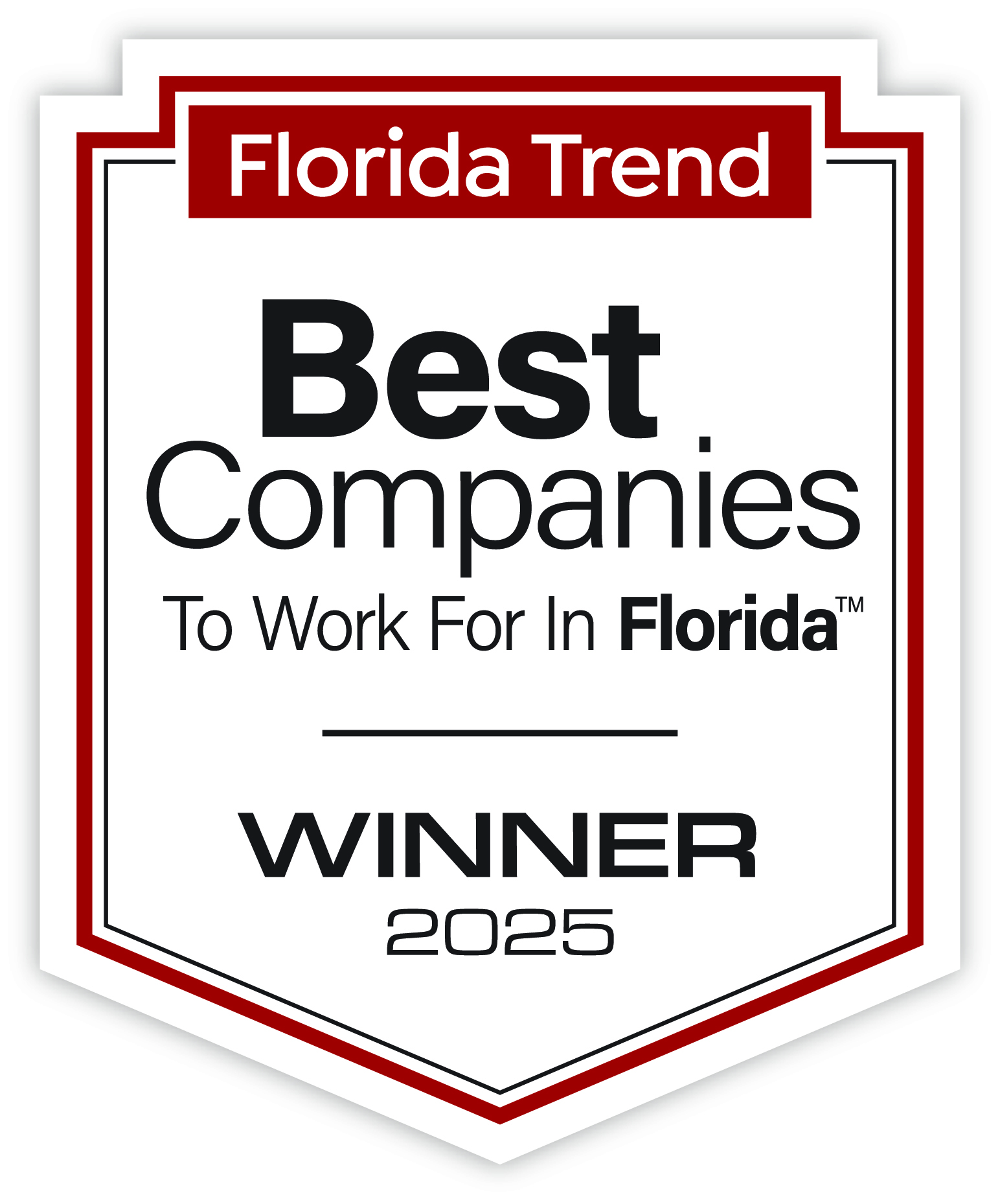 Florida Trend Best Companies 2025 Badge