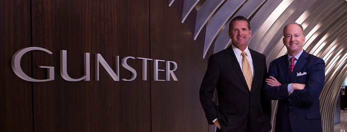 Gunster's Bill Perry and George LeMieux Gunster's Bill Perry and George LeMieux